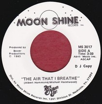 Rex Allen Jr. 45 Rpm The Air That I Breathe   Moon Shine Ms 3017 (1983) - £9.77 GBP