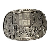 Vtg 1988 NRA CREEDMOOR Fine Pewter First Edition Belt Buckle - £17.02 GBP