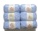 BERNAT Baby Blanket Yarn, 3.5oz, 6-PACK (Baby Blue 03202) - £26.36 GBP+