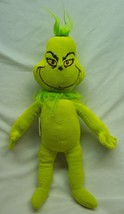 Dr. Seuss Soft Green The Grinch Who Stole Christmas 15&quot; Plush Stuffed Animal Toy - £14.59 GBP