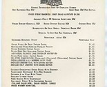 Karl Ratzsch&#39;s Milwaukee&#39;s Famous Old World Restaurant Menu Wisconsin 1947 - £69.86 GBP
