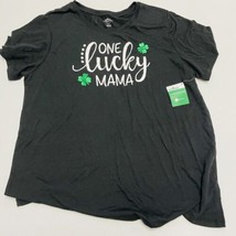Womens 3XL St Patricks Day Shirt - One Lucky Mama - Clovers XXXL 22 - £12.61 GBP