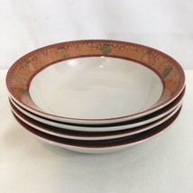 Sakura Vtg 1998 Warren Kimble Fruits Cereal Soup Pasta Bowls (4) - £22.44 GBP