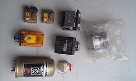 21RR39 Assorted Relays, 8 Pcs, 1 New In Pouch, Good Condition - $13.94