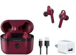 Skullcandy Indy Evo True Wireless in-Ear Headphones - with Charging Plug (Deep - $53.99