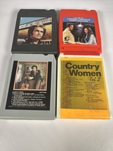 Classic Country 8 Track Lot Of Four Merle Haggard Charley Pride And More - £9.73 GBP