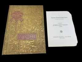 Wy-Hi Yearbook 1949 &amp; Program Wyandotte Michigan Book School High - $465.99 MXN