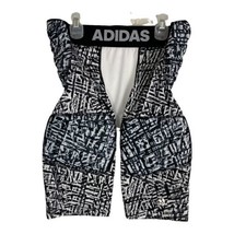 Adidas Mens Sliding Shorts Size XL Black White Activewear Baseball football - £20.80 GBP