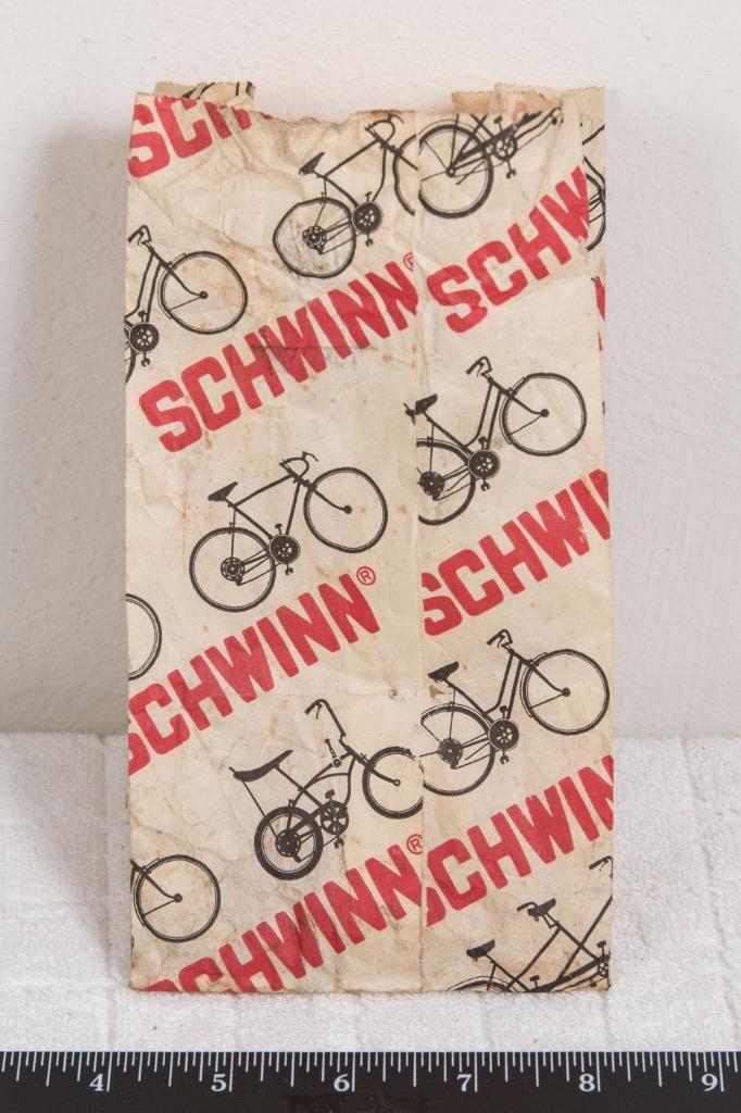 Vintage Schwinn Owners Manual Warranty Card Receipt Paper Bag Only g25 - £26.05 GBP