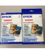Epson Photo Quality Glossy Paper 30 Sheets 4”X 6” - (1) open bag (1) sea... - $12.95
