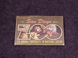 San Diego Zoo Mini Souvenir 20 Animal Portraits in Natural Color Set - £5.11 GBP