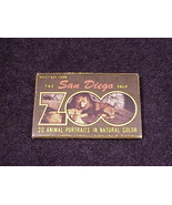 San Diego Zoo Mini Souvenir 20 Animal Portraits in Natural Color Set - £5.11 GBP