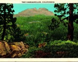 The Dardanelles Mountains California CA Linen Postcard F3 - £5.39 GBP