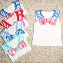 Sailor Moon Crystal x Tralala Replica Cosplay Costume Tank Top + Removab... - $1,237.37 MXN