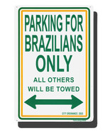 Brazil Parking Sign - £9.38 GBP