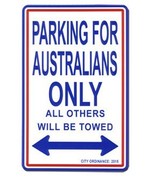 Australia Parking Sign - £9.38 GBP