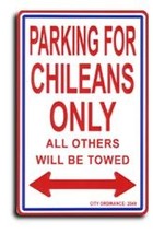 Chile Parking Sign - $11.94