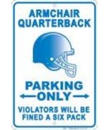 Armchair Quarterback Parking Sign - £10.33 GBP