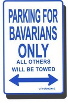 Bavaria Metal Parking Sign - $11.94