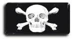 Jolly Roger License Plate - $8.34