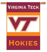 Virginia Tech - 28&quot; x 40&quot; 2-sided NCAA Banner - £26.85 GBP