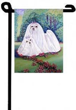 Maltese Canvas House Flag - Garden Beauties - $912.13 MXN
