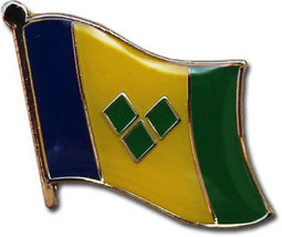 St. Vincent and the Grenadines Flag Lapel Pin - $3.30