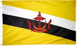 Brunei - 2'X3' Nylon Flag - £50.17 GBP