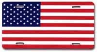 USA Plastic License Plate - $3.54