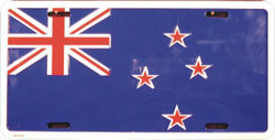 New Zealand License Plate - $8.34