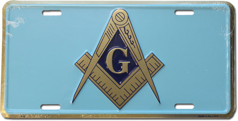 Masonic License Plate - $8.34