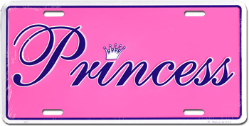 Princess License Plate - $8.34