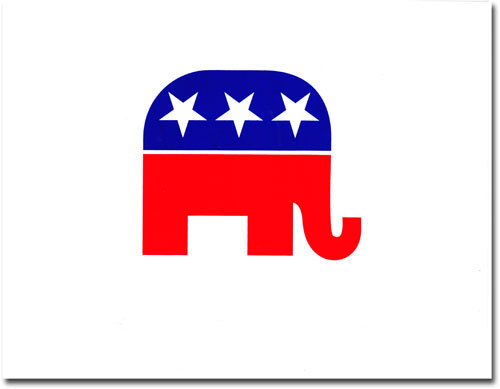Republicans - 4&quot; x 6&quot; Decal - $2.10