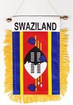 Swaziland (Eswatini) Window Hanging Flag  - $3.30
