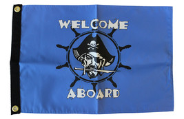 Sea Pirate - 12&quot;X18&quot; Nylon Flag - $17.40