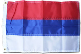 Serbia - 12&quot;X18&quot; Nylon Flag (Civil) - £11.58 GBP