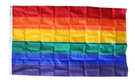 Rainbow (Pride) - 2&#39;X3&#39; Nylon Flag - £23.60 GBP