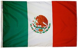 Mexico - 2&#39;X3&#39; Nylon Flag - $37.60