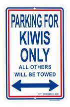 New Zealand Parking Sign - $11.94