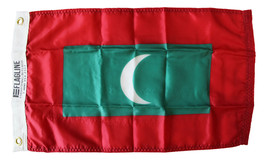 Maldives - 12&quot;X18&quot; Nylon Flag - £16.15 GBP