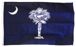 South Carolina - 3&#39; x 5&#39; Heavy Duty 2-Ply Polyester Flag - £46.99 GBP