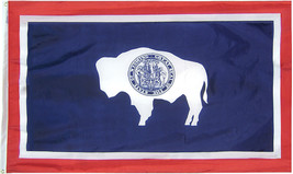 Wyoming - 4'X6' Nylon Flag - $76.80