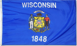Wisconsin - 4'X6' Nylon Flag - $76.80