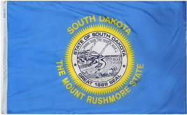 South Dakota - 6&#39;X10&#39; Nylon Flag - £175.80 GBP