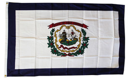 West Virginia - 3&#39;X5&#39; Polyester Flag - £12.31 GBP