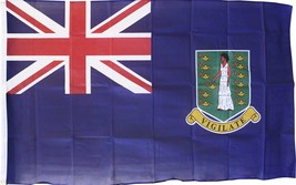 British Virgin Islands - 3&#39;X5&#39; Polyester Flag (Blue) - £12.53 GBP
