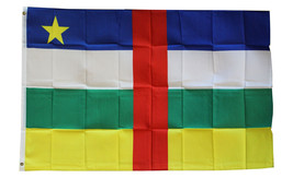 Central African Republic - 3&#39;X5&#39; Polyester Flag - £12.46 GBP