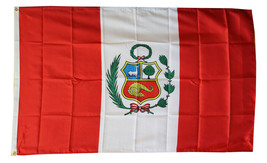 Peru - 3&#39;X5&#39; Polyester Flag (State) - £12.27 GBP