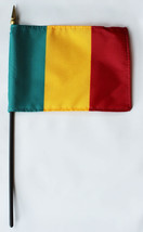 Mali - 4&quot;X6&quot; Stick Flag - £2.57 GBP