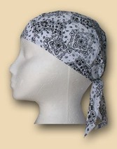 White Paisley Headwrap - $5.40